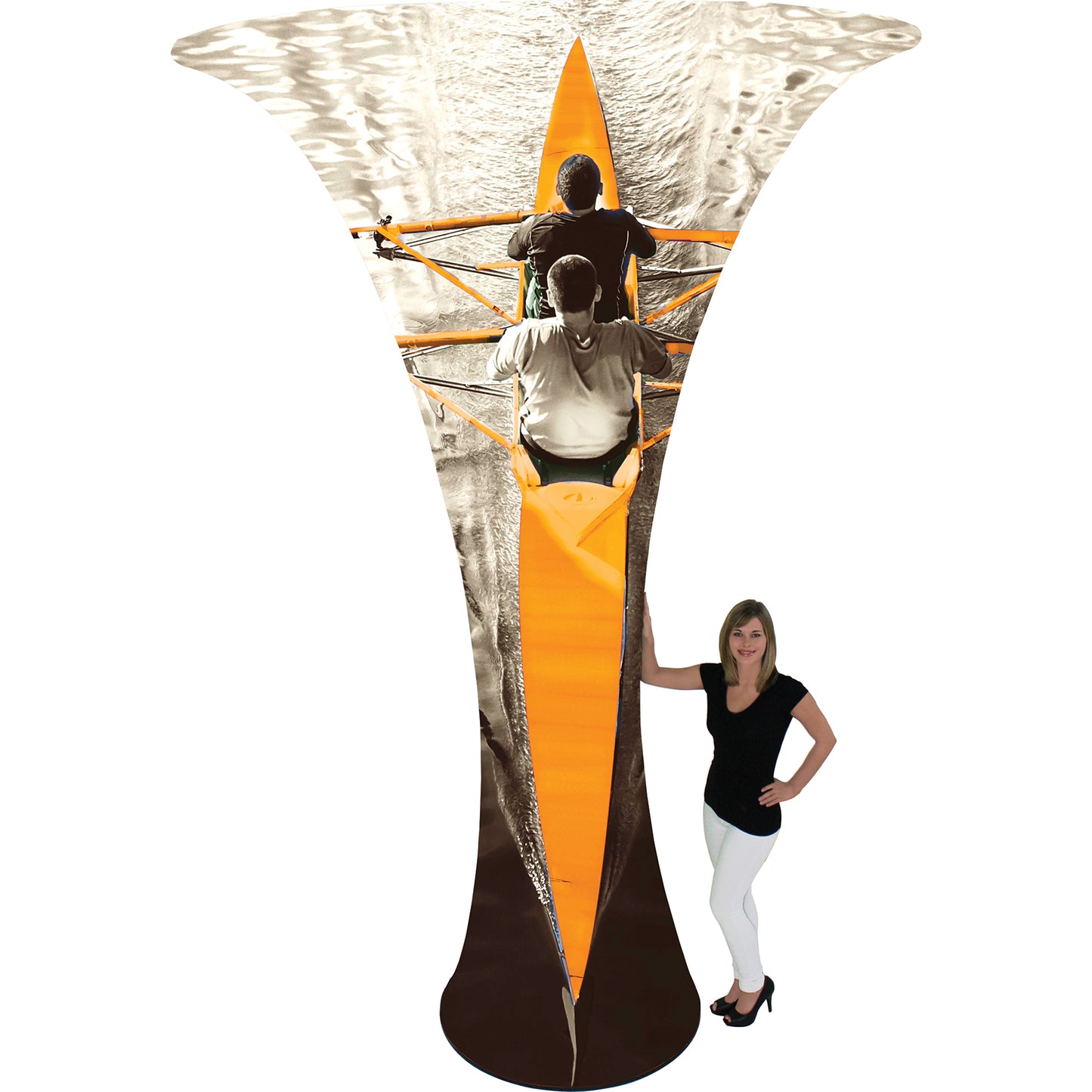 Formulate® Funnel Tower Display · 12′ tall