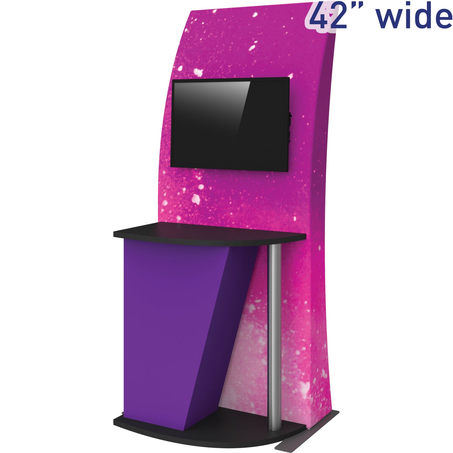 Angled view of Formulate™ Kiosk 04 (monitor not included).