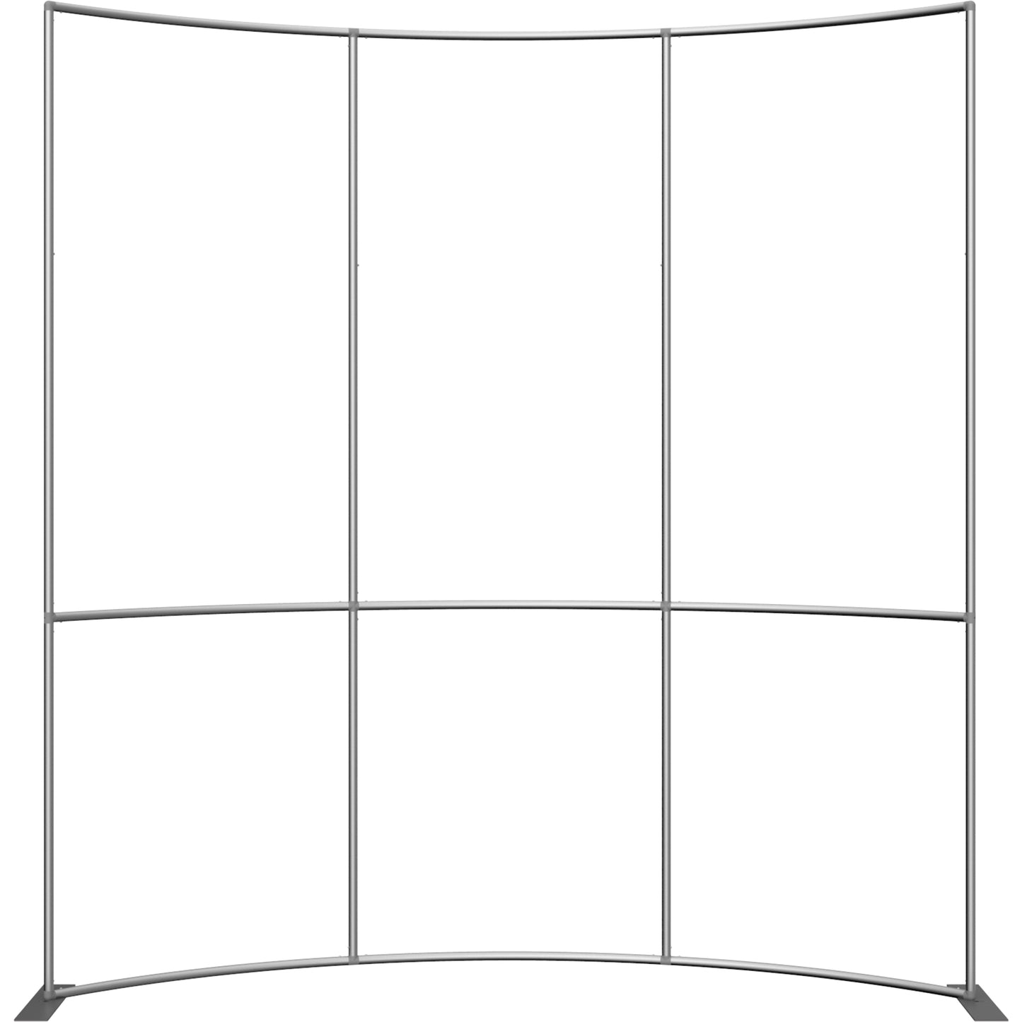 Formulate® Master Tradeshow Backdrop, Curved · 10′ wide, 10′ tall