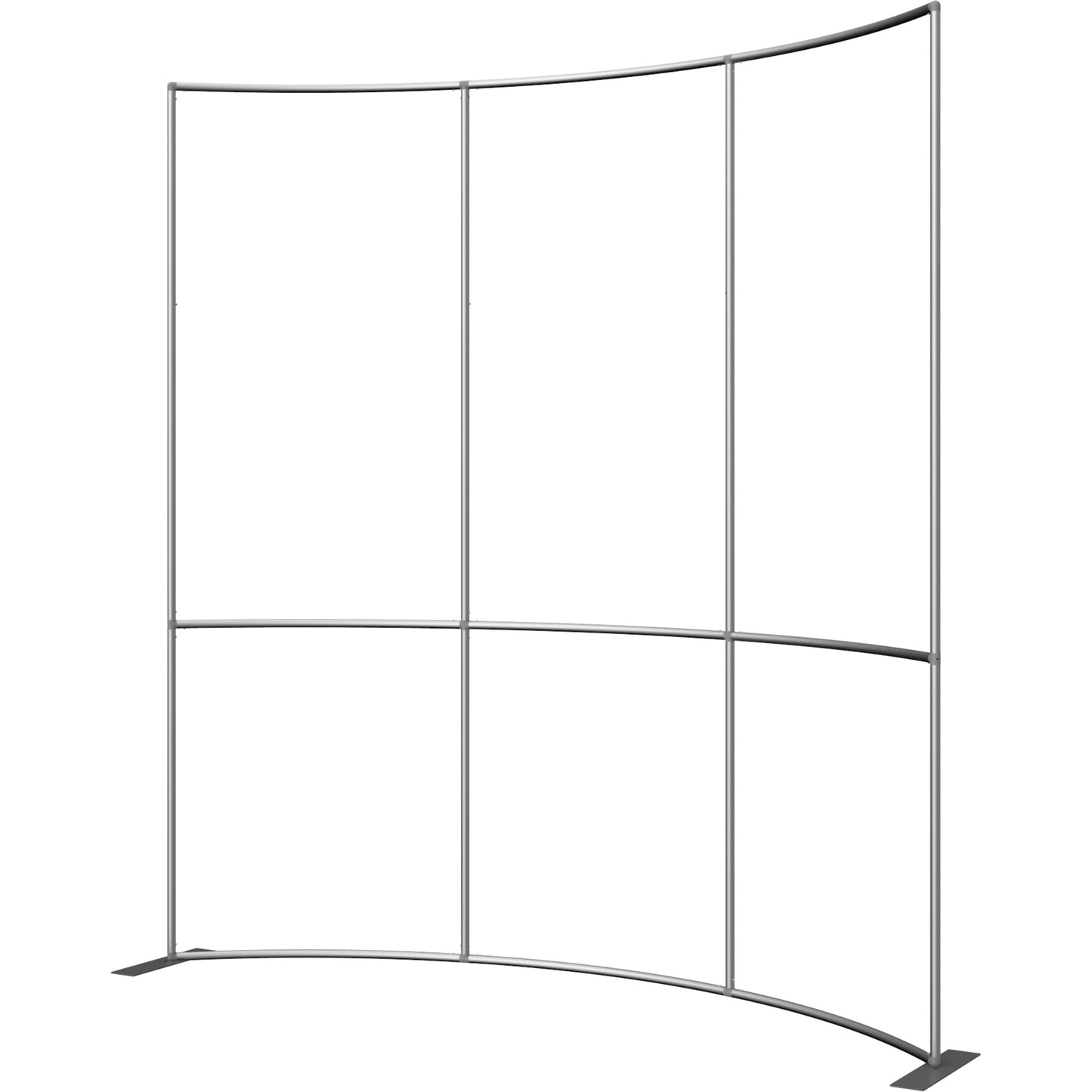 Formulate® Master Tradeshow Backdrop, Curved · 10′ wide, 10′ tall