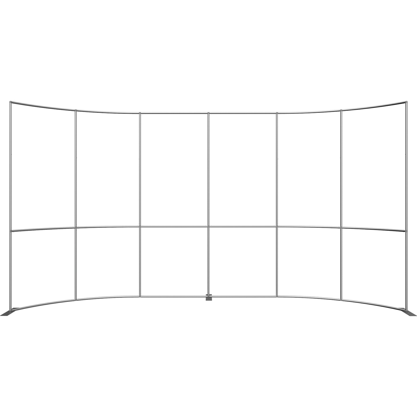 Formulate® Master Tradeshow Backdrop, Curved · 20′ wide, 10′ tall