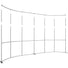 Formulate® Master Tradeshow Backdrop, Curved · 20′ wide, 10′ tall