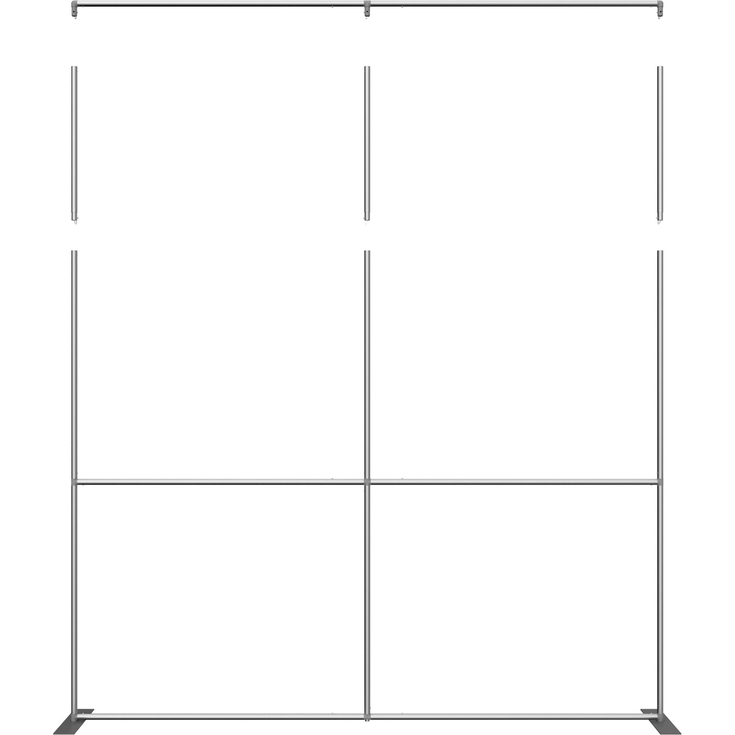 Formulate® Master Tradeshow Backdrop, Straight · 10′ wide, 10′ tall