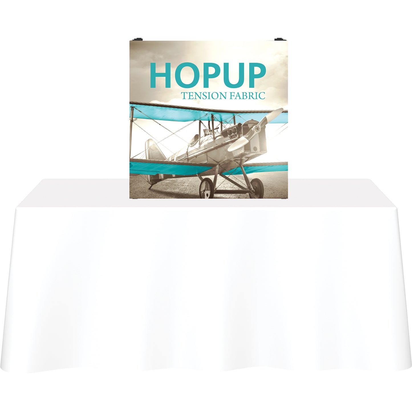 Hopup™ Tabletop Display, Straight · 2½′w × 2½′h