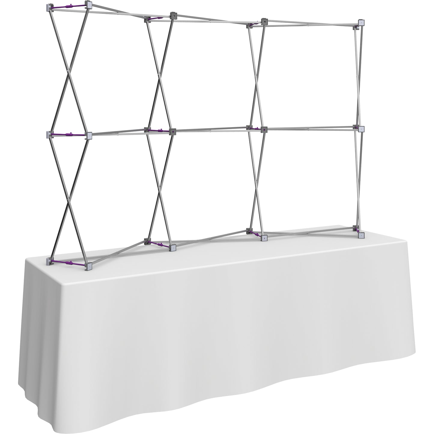 Hopup™ Tabletop Display, Curved · 7½′w × 5′h