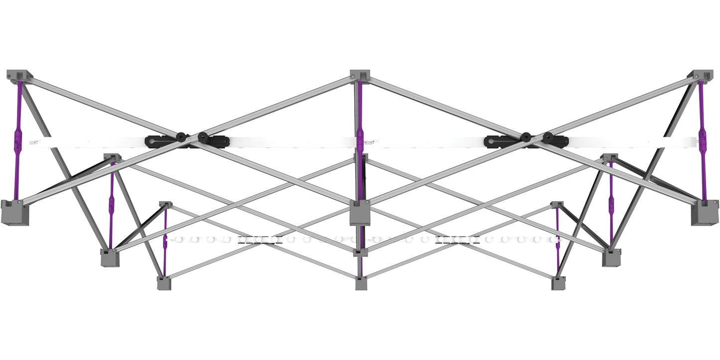 Hopup™ Tabletop Display, Straight · 5′w × 5′h (BACKLIT)