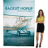 Hopup™ Pop-Up Display, Straight · 10′w × 7½′h (BACKLIT)