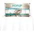 Hopup™ Tabletop Display, Curved · 5½′w × 2½′h