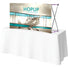 Hopup™ Tabletop Display, Curved · 5½′w × 2½′h