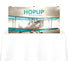 Hopup™ Tabletop Display, Straight · 5′w × 2½′h