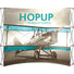 Hopup™ Pop-Up Display, Curved · 10′w × 7½′h