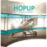 Hopup™ Pop-Up Display, Curved · 10′w × 7½′h