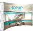 Hopup™ Pop-Up Display, Curved · 11½′w × 7½′h