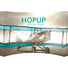 Hopup™ Pop-Up Display, Curved · 11½′w × 7½′h