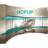 Hopup™ Pop-Up Display, Curved · 13′w × 7½′h