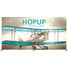 Hopup™ Pop-Up Display, Straight · 15′w × 7½′h