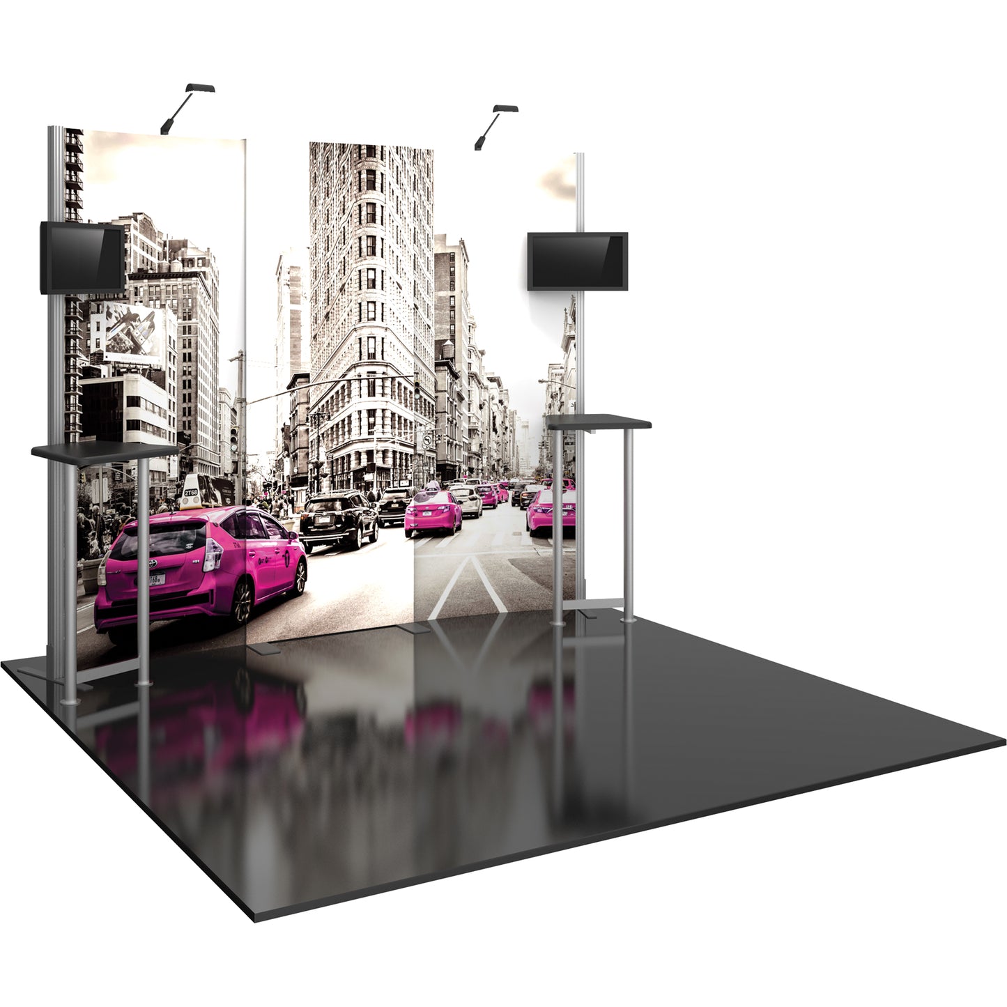 Hybrid Pro™ Modular Booth, Display Kit 01 · 10′w × 8′h