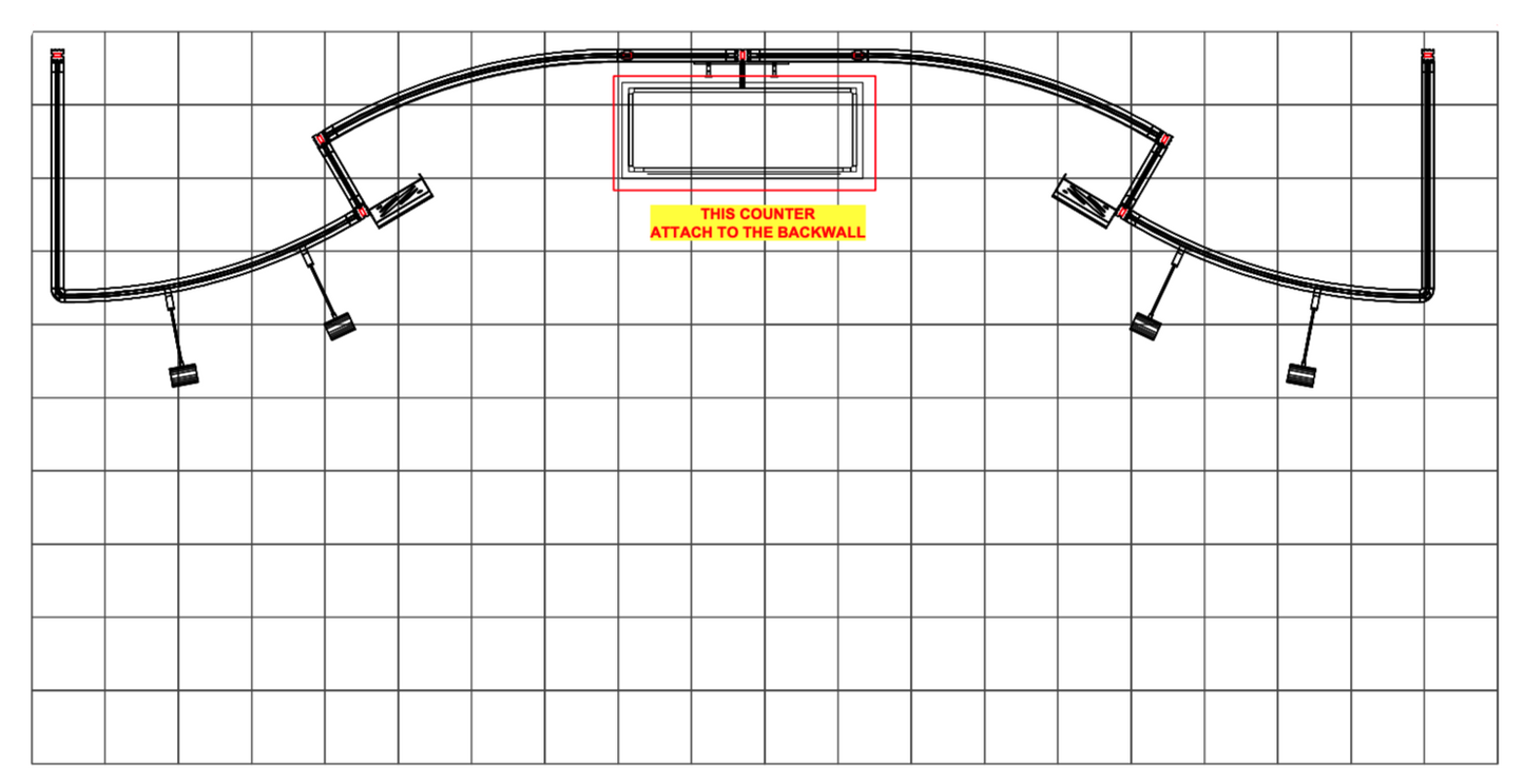 Hybrid Pro™ Modular Booth, Display Kit 10 · 20′w × 8′h