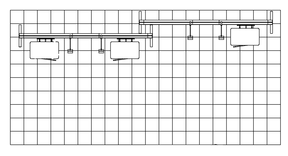 Hybrid Pro™ Modular Booth, Display Kit 14 · 20′w × 8′h