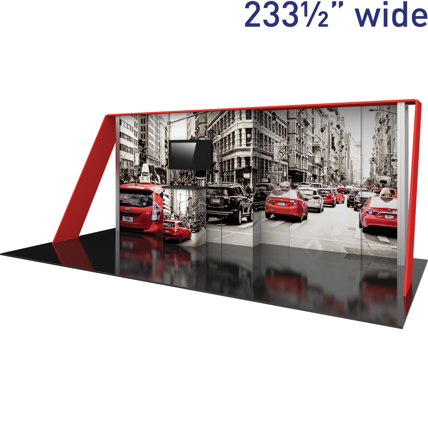 Hybrid Pro™ Modular Booth, Display Kit 15 · 20′w × 8′h