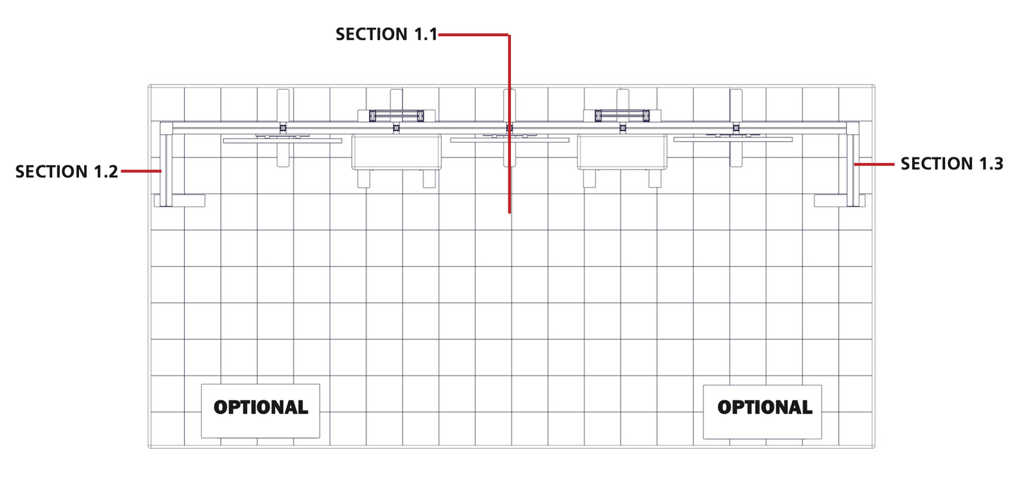 Hybrid Pro™ Modular Booth, Display Kit 22 · 20′w × 8′h