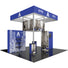 Hybrid Pro™ Island Exhibit, Display Kit 23 · 20′ × 20′