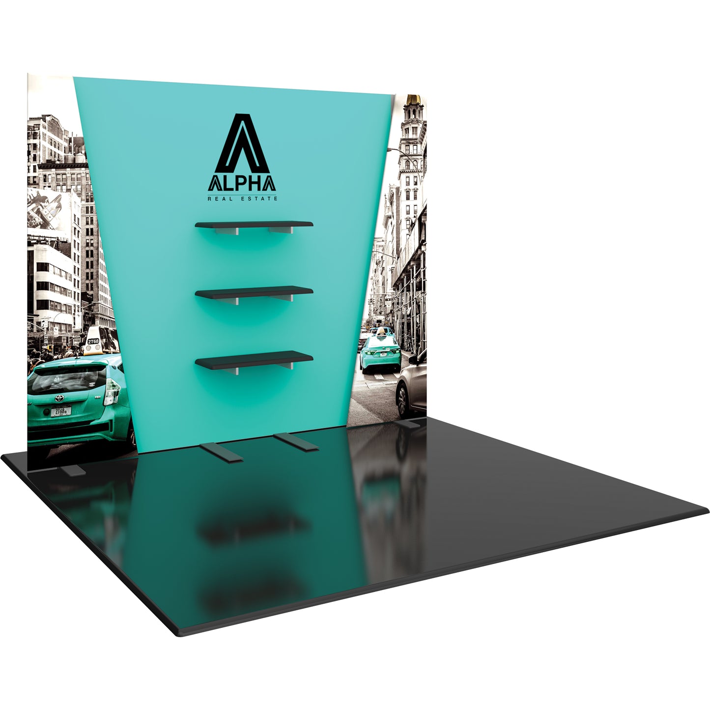 Hybrid Pro™ Modular Booth, Display Kit 27 · 10′w × 8′h