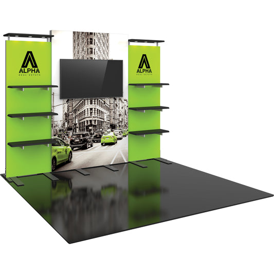 Hybrid Pro™ Modular Booth, Display Kit 30 · 10′w × 8′h