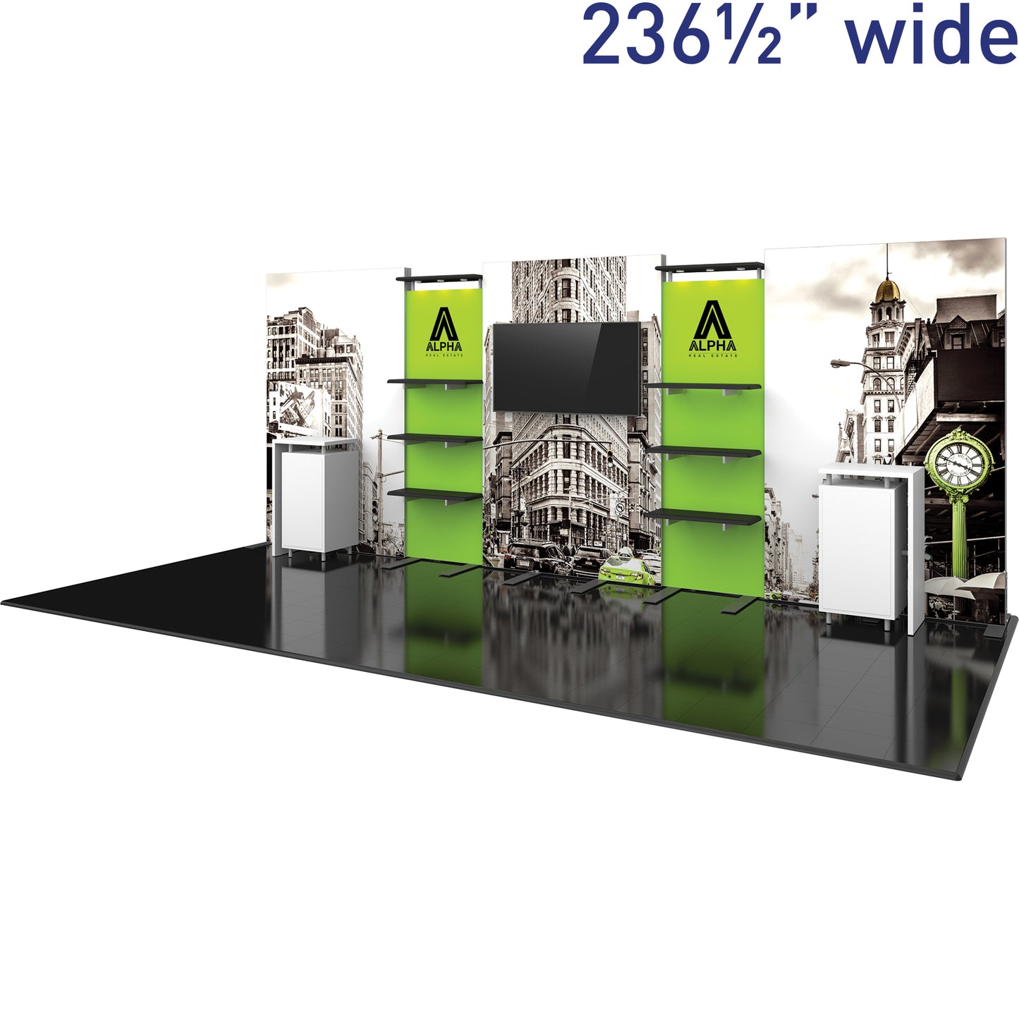 Hybrid Pro™ Modular Booth, Display Kit 31 · 20′w × 8′h