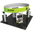 Hybrid Pro™ Island Exhibit, Display Kit 32 · 20′ × 20′