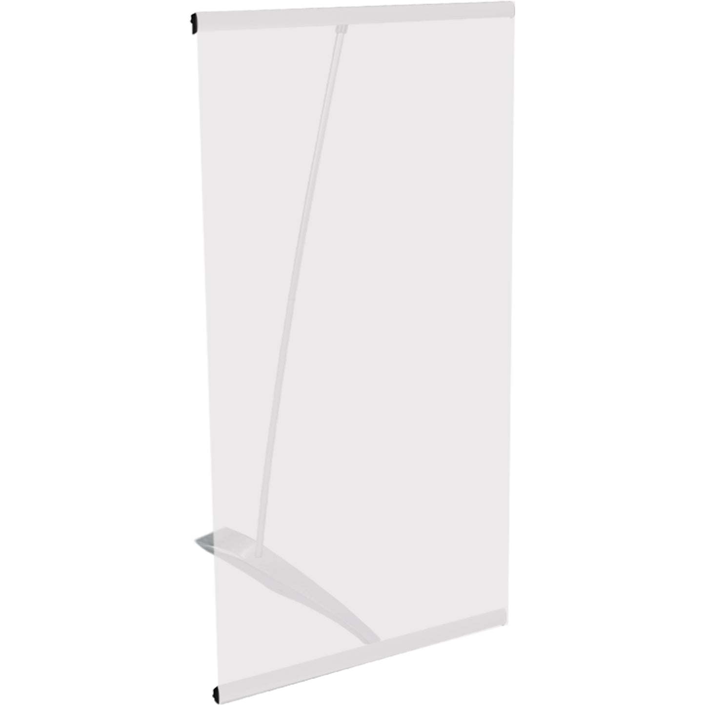 L-Mini™ Tabletop Tension Banner Stand · 14¼″w × 26⅞″h