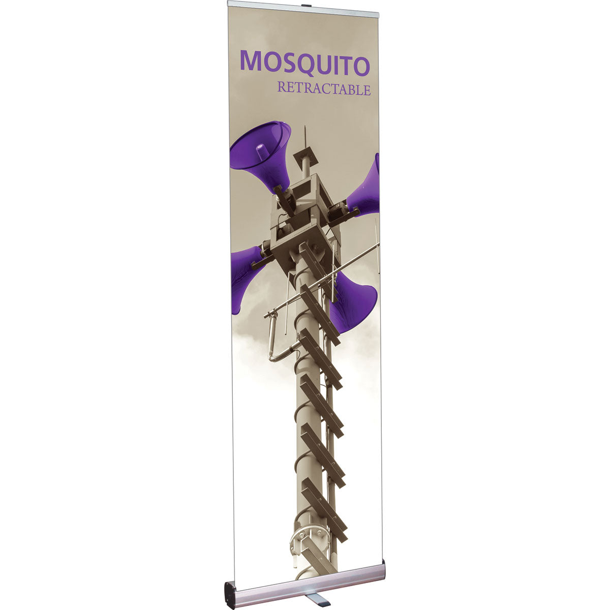 Mosquito™ 600 Retractable Banner Stand · 23½″ wide