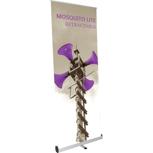 Mosquito™ Lite Retractable Banner Stand · 31½″ wide