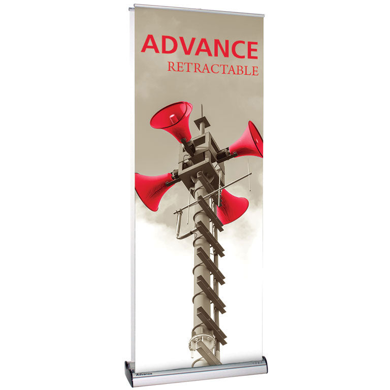 Advance™ Retractable Banner Stand facing right.