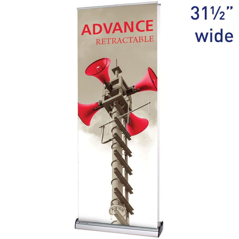 Advance™ Retractable Banner Stand facing left.