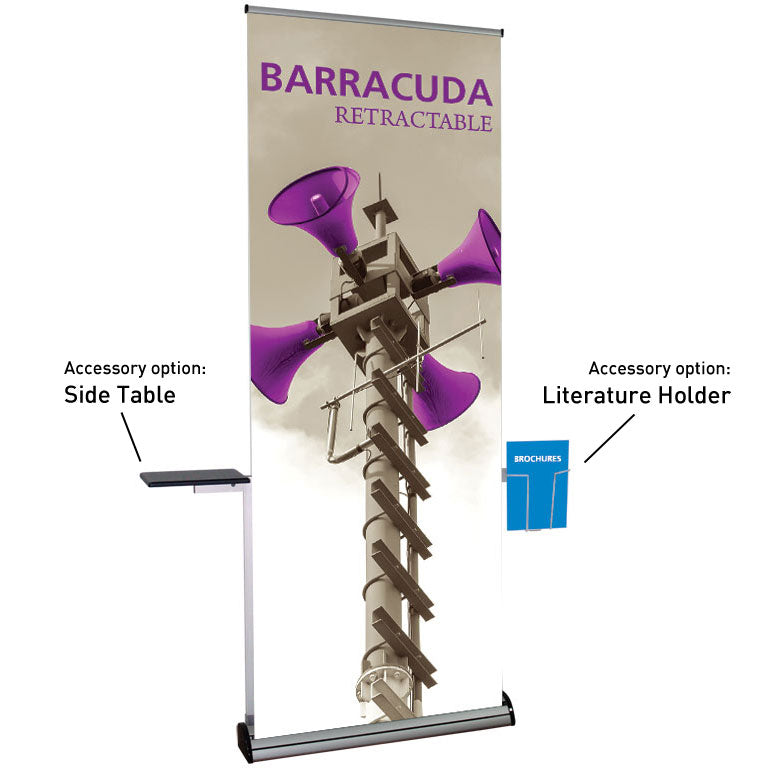 Barracuda™ 800 Retractable Banner Stand ∙ 31½″ wide