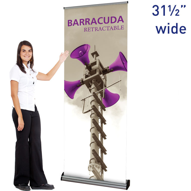 Barracuda™ 800 Retractable Banner Stand ∙ 31½″ wide