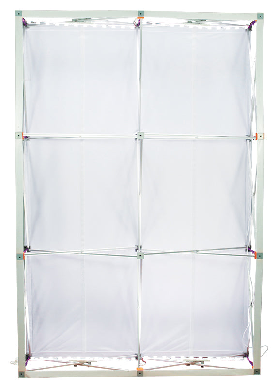 Hopup™ Pop-Up Display Tower · 2½′w × 7½′h (BACKLIT)