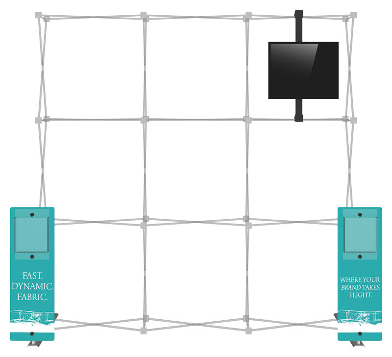 Hopup™ Pop-Up Display, Straight · 7½′w × 7½′h + Kit·01