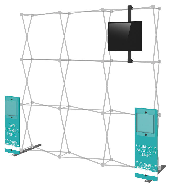 Hopup™ Pop-Up Display, Straight · 7½′w × 7½′h + Kit·01