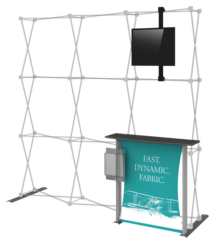 Hopup™ Pop-Up Display, Straight · 7½′w × 7½′h + Kit·02