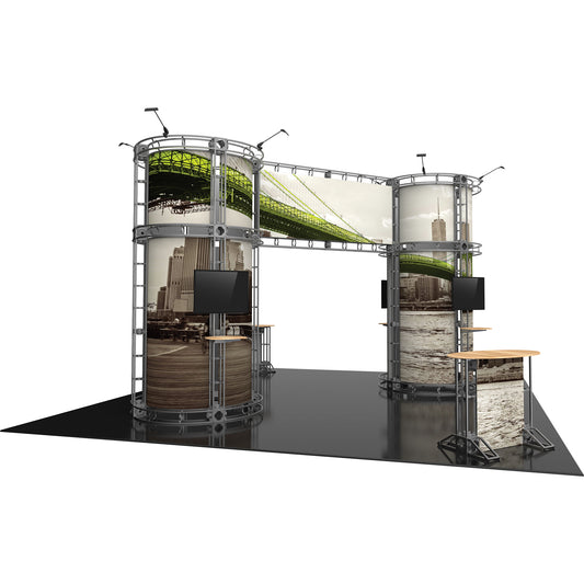 Orbital Express™ Truss Exhibit, Gemini · 20′ × 20′ Island Booth