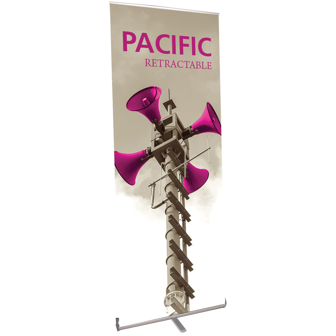 Pacific™ 800 Retractable Banner Stand · 31½″ wide