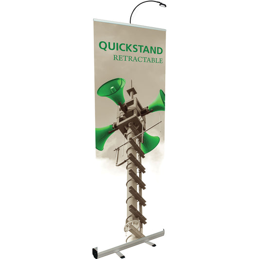 Quickstand™ Retractable Banner Stand · 31½″ wide