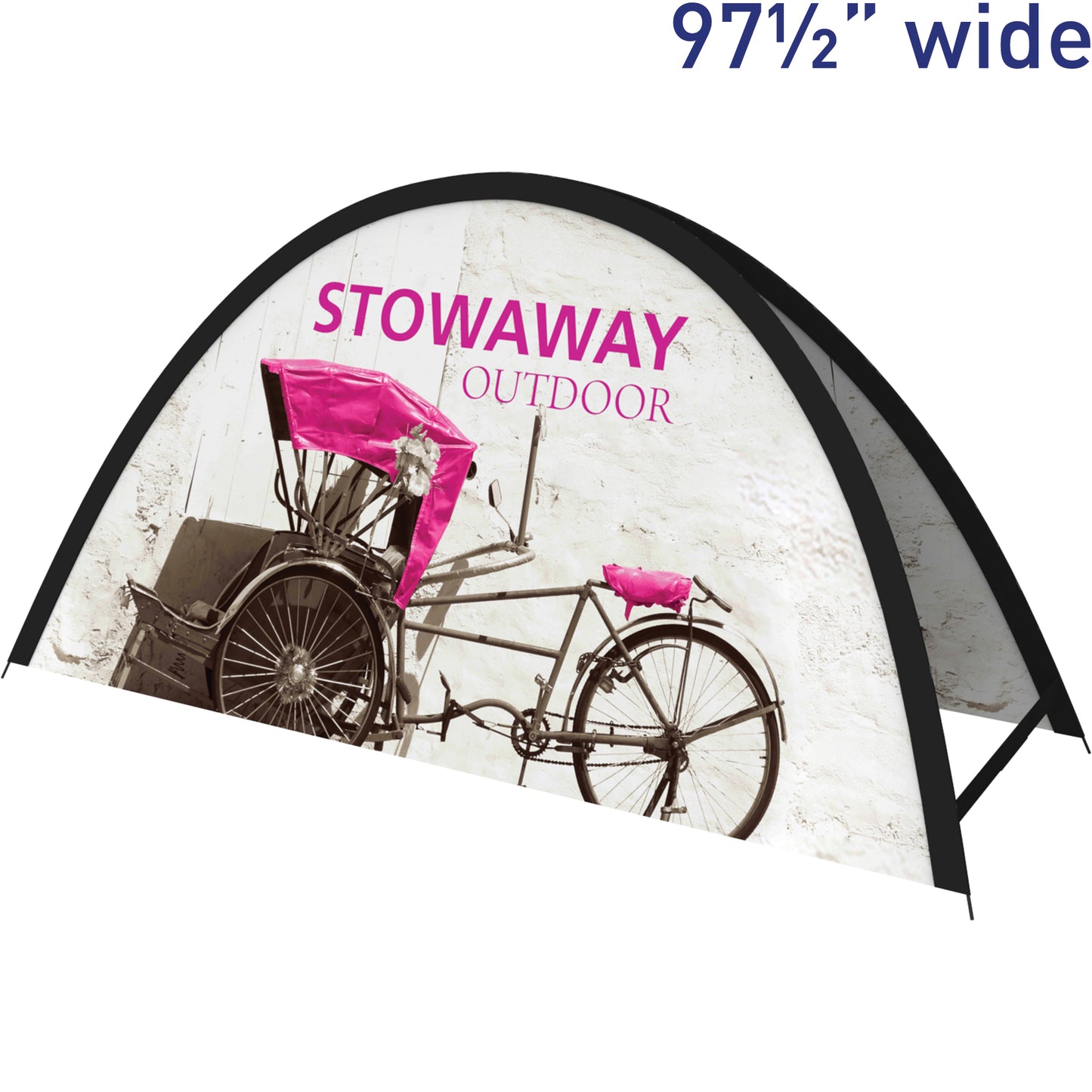 Stowaway™ Outdoor Sign, Large · 97½″w × 50″h