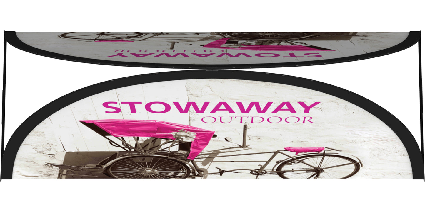 Stowaway™ Outdoor Sign, Large · 97½″w × 50″h