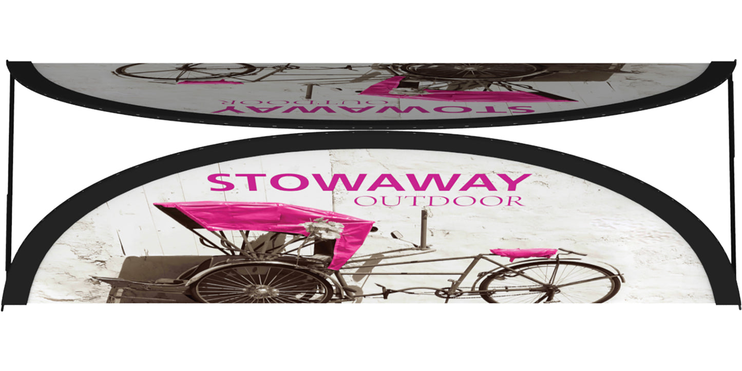 Stowaway™ Outdoor Sign, Small · 75½″w × 37″h