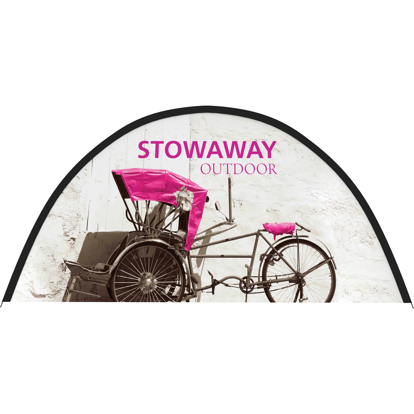 Stowaway™ Outdoor Sign, Extra Large · 134″w × 63″h