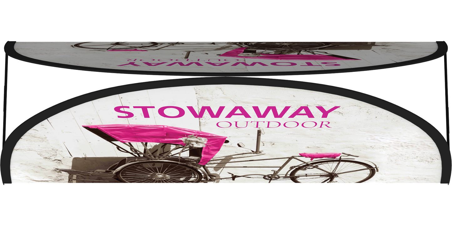 Stowaway™ Outdoor Sign, Extra Large · 134″w × 63″h