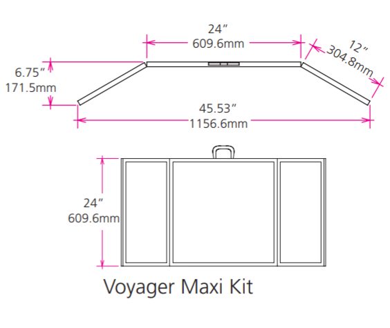 Voyager™ Maxi Folding Tabletop Display